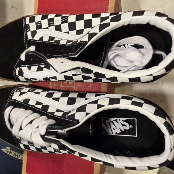 VANS Old Skool Fat Lace Checker Black VN0A2Z42BM8 Mens US Size 10 Rare NEW - Picture 8 of 14